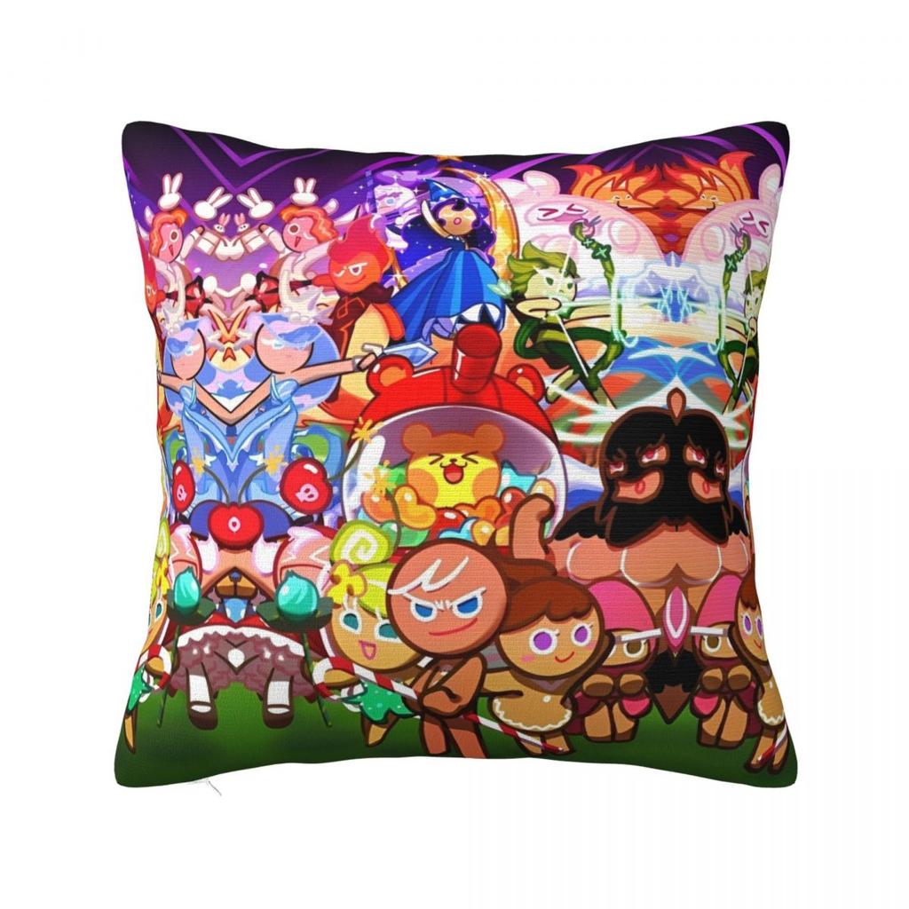 Shadow Milk Cookie Run Kingdom Pillowcases Polyester Couch Cute Cartoon Anime Cushion Case Cute Decor Throw Pillow Case 4040