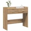 Artisan Oak Console Table 90 x 35 x 80 cm Engineered Wood