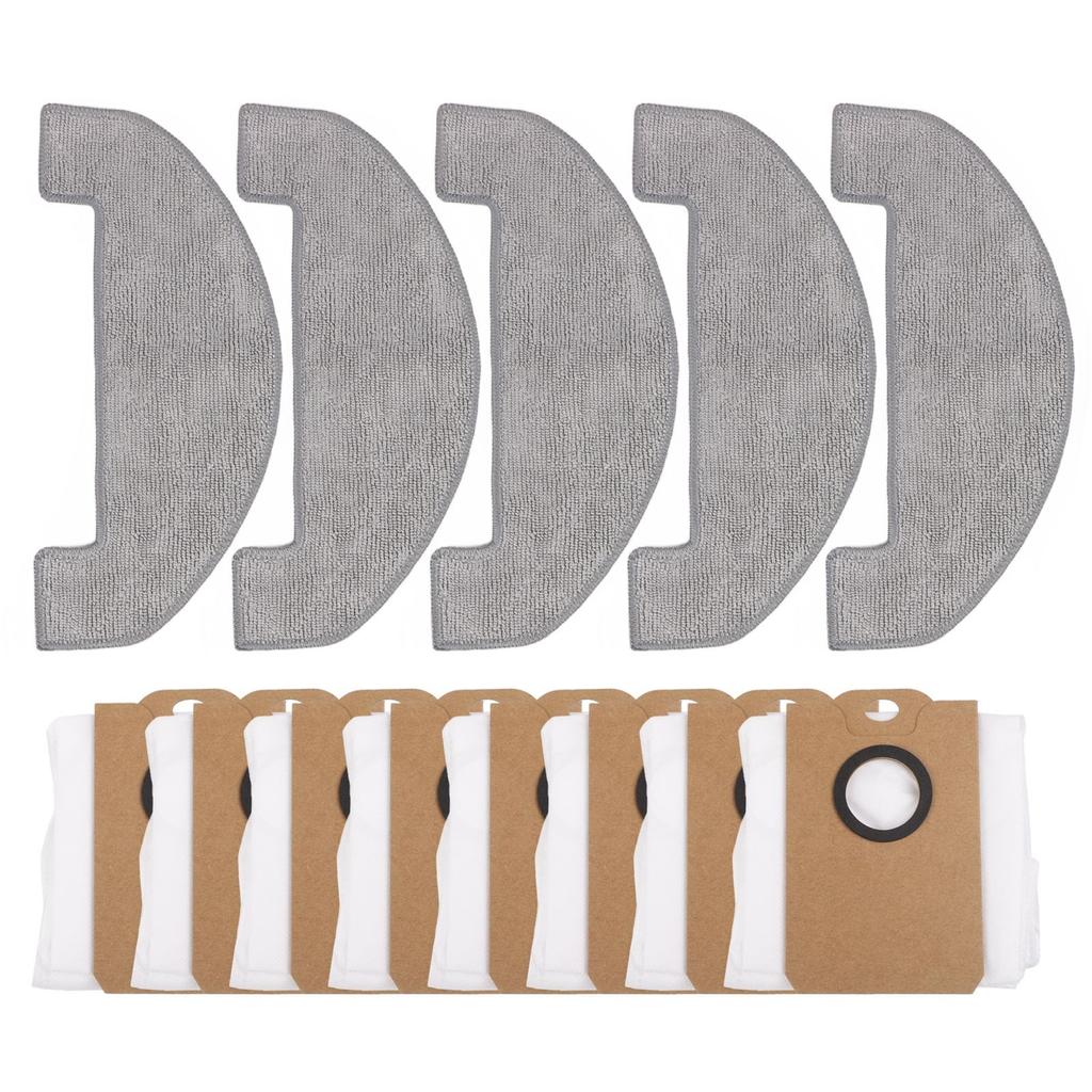 Dust Bag Replacement Set Along with Mop Cloths for MONSGA MS1 MAX Vacuums