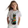 Summer Fashion Children's Clothing Creative Colorful Fun Animal 3D Printed T-shirt Comfortable Soft Breathable Casual Versatile Short Sleeve T-shirt