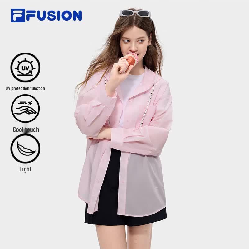 FILA FUSION UPF50+ Women s Cooling Hooded Sun Jacket L