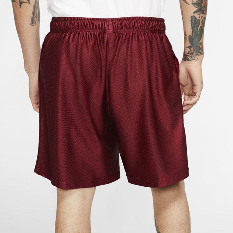Nike Lab Silk Casual Basketball Shorts Men Bottoms Burgundy CD6390-677