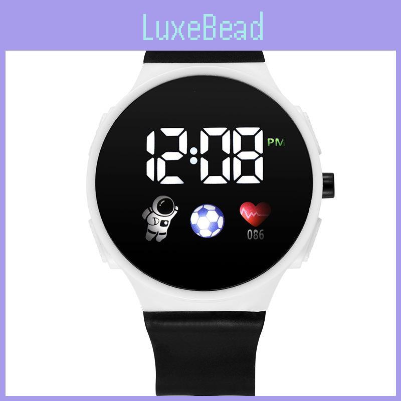 Popular And Stylish Round Electronic Watch For Children With Space Man Design High Tech And Trendy