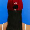 MENASOO RUNNING SLOWLY COTTON CAP_RED