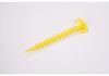 Plastic Spiral Tent Stakes: Outdoor Mountaineering Canopy Accessories - Threaded Sheep Horn Ground Stakes.