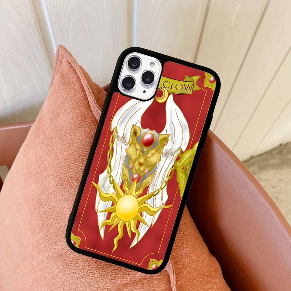 Anime C-CardcaptorS S-Sakura Phone Case For IPhone 17 Pro 16 Plus 16 Pro Max 15 14 13 12 11 PC+TPU Back Cover