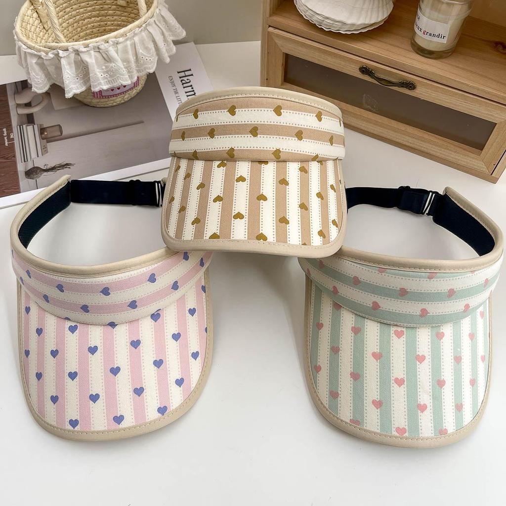 Versatile Striped Wide-Brim Sun Hat