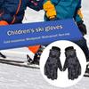 Gants de Ski thermiques pour enfants, imperméables, chauds, pour Snowboard, équitation, neige, pour filles et garçons, temps froid, hiver