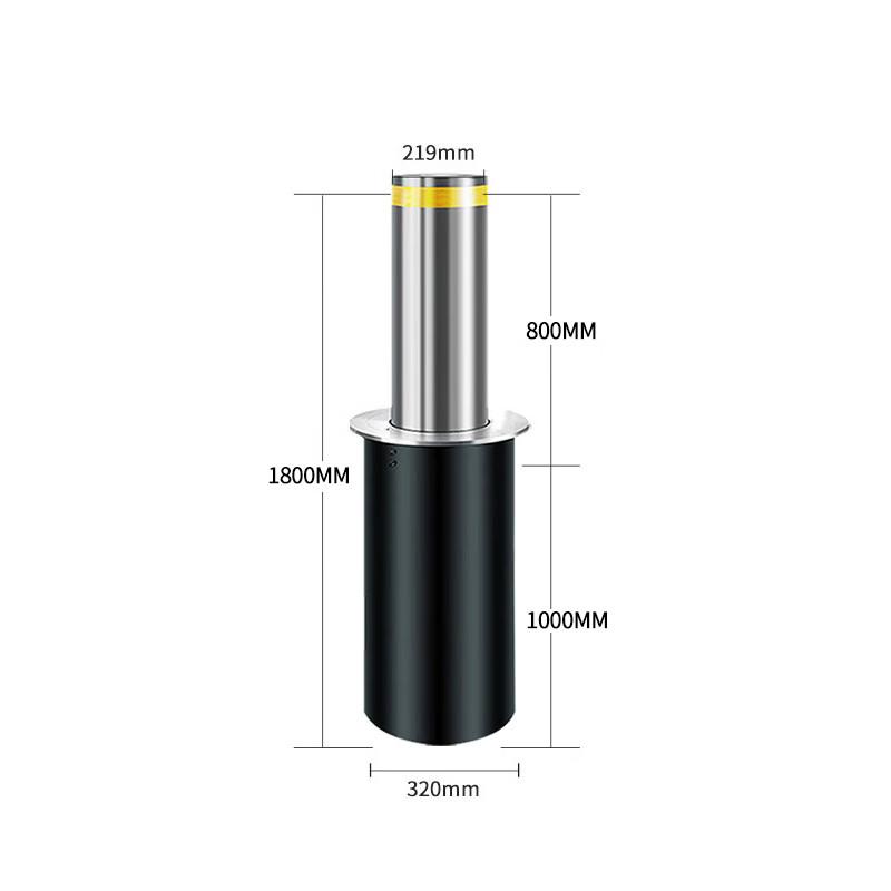 Juchang 219 Automatic Hydraulic Stainless Steel Retractable Bollard