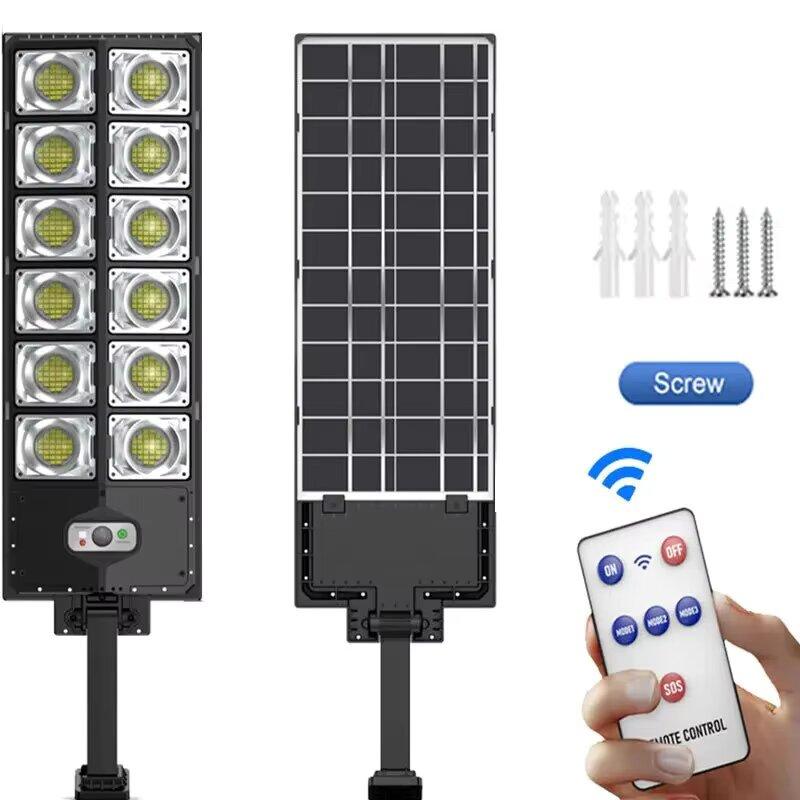 

Широкий диапазон освещения Солнечная лампа Самый мощный уличный солнечный свет 720 светодиодов Пульт дистанционного управления Садовый уличный фонарь Сверхъяркая лампа 100w