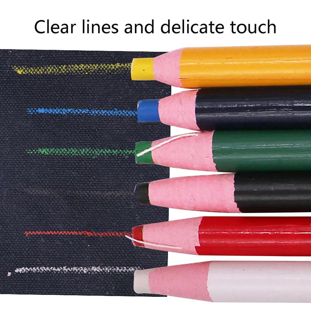 New Chi na Markers Grease Peel-Off Grease Pencils Pencils 12-Pack Multi-Surface Wax Markers for Glass, Plastic Non-Sharpening Peel Off  12Pcs