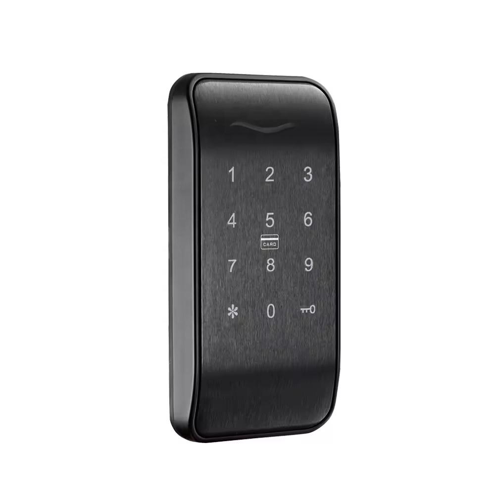 Electronic Password Cabinet Lock Digital Pin Lock ID Card Electronic Cabinet Locks for Gym Swimming Pool Lockers (Black,no)