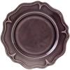 Minoru Pottery Floraison 130 Plate, Purple