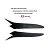 Real Carbon Fiber Headlight Eyebrows Cover for Mazda RX8 2004 - 2007 RX-8 Fiber Glass Matt Black Primer Front Lamp Eyelids