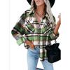 QICED Women's Vintage Casual Autumn Winter Long Sleeve POLO Neck Jackets & Coats Unique design