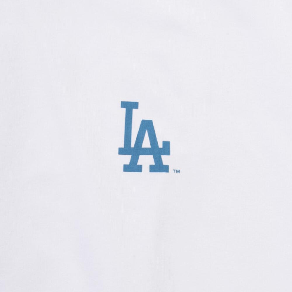 New Era La Dodgers Team fLag T shirT whiTe