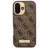 Guess Guhmp16Su4Gprw Iphone 16 6.1 Brązowy/Brown Hardcase 4G Logo Plate Magsafe