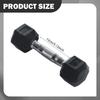 Fitness Dumbbell Hand Weight Training Barbell Octagonal Non-Slip Surface Ergonomic Handle Full Body