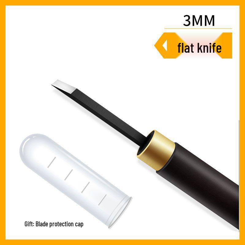 Carving Knife Set: Woodworking Tools, Student Woodcut Art, Walnut Carving Seal