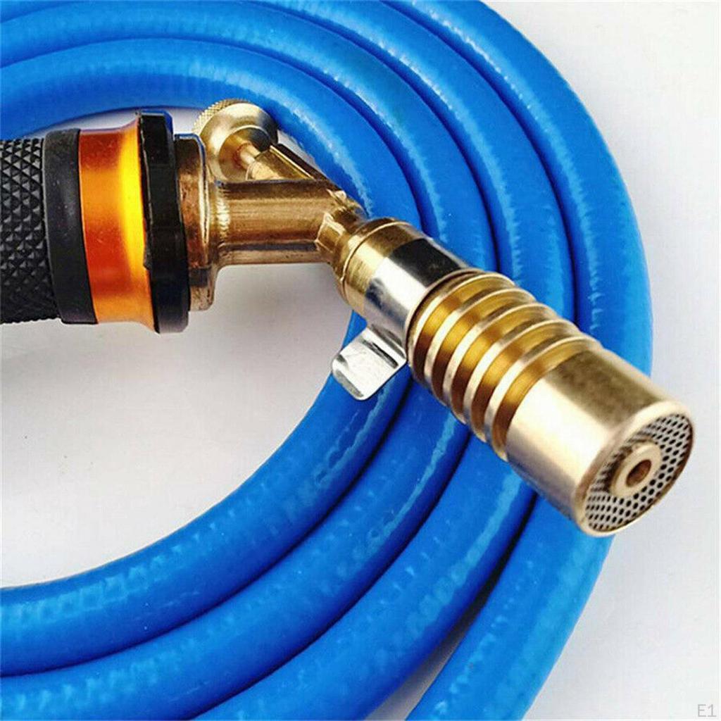 Copper Liquefied Gas Welding Torch Kit with 2.5M Hose for Brazing Cooking Heating