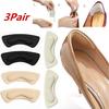 3 Pairs Soft Foam Insoles High Heel Shoes Pad Heelpiece Feet Stick Foot Pad Toe Cushion Insoles