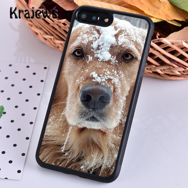 Krajews Golden Retriever Dog Cute Puppy Phone Case For iPhone 17 Air 16 15 14 Plus 11 12 13 Pro Max Plus Coque Fundas