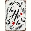 Placă Metalică Decorativă de Perete 20x30cm