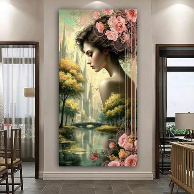 Fantasy Vrouw Grote Maat Diamant Schilderen Nieuwe Collectie Elegante Godin Diy Volledige Boor Strass Borduurwerk Mozaïek Kruissteek Kits