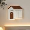 PLA Schalter Dekoration 3D Gedruckte Haus Dekoration, Leichter Rahmen mit Figuren Display Regal, Wandabdeckplatte für Home Office Wohnzimmer Cartoon