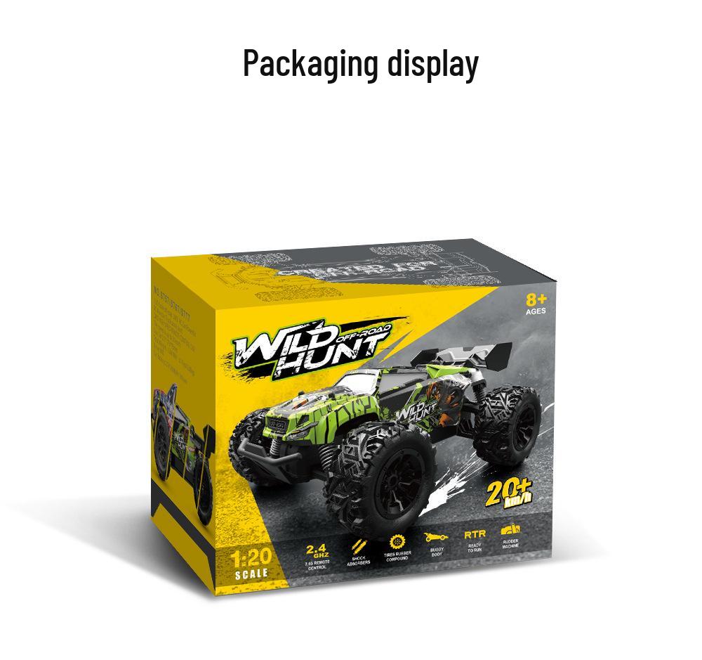 High-Speed 1:20 Remote Control Electric Off-road Drift Car for Kids – 2.4G Wireless Rechargeable