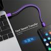 Braided USB C Fast Charge Cable Nylon Cord Flexible 480Mbps for Phones Power Adapters Mobile Device