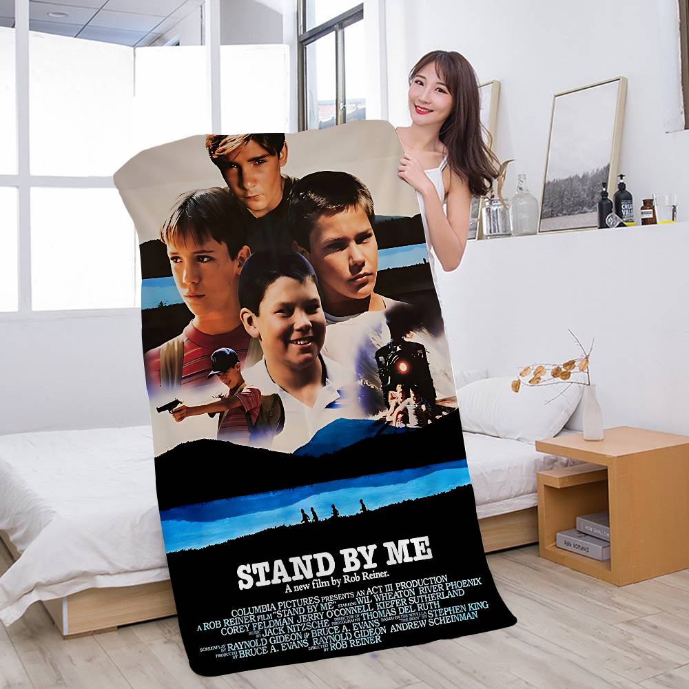 Stand By Me Vintage Anime Beach Swimming Towel Soft Absorbent Washcloth Children's Gifts For Kids Travel Camping Gym