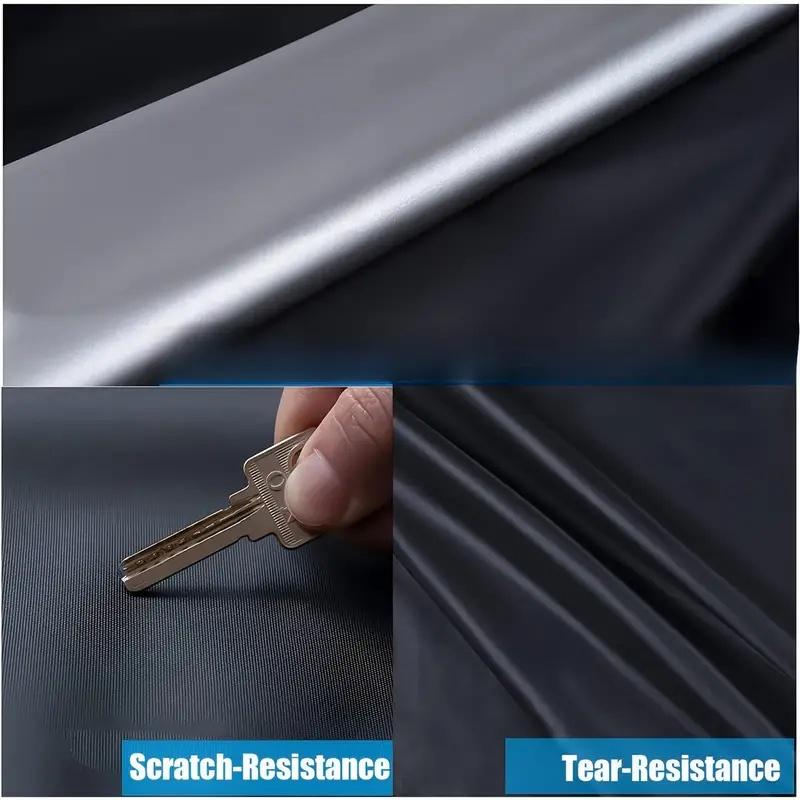 Duty Outdoor Fire Pit Cover - Full Coverage Round BBQ Grill Cover with Drawstring Closure, Fire Pit Cover for Outside