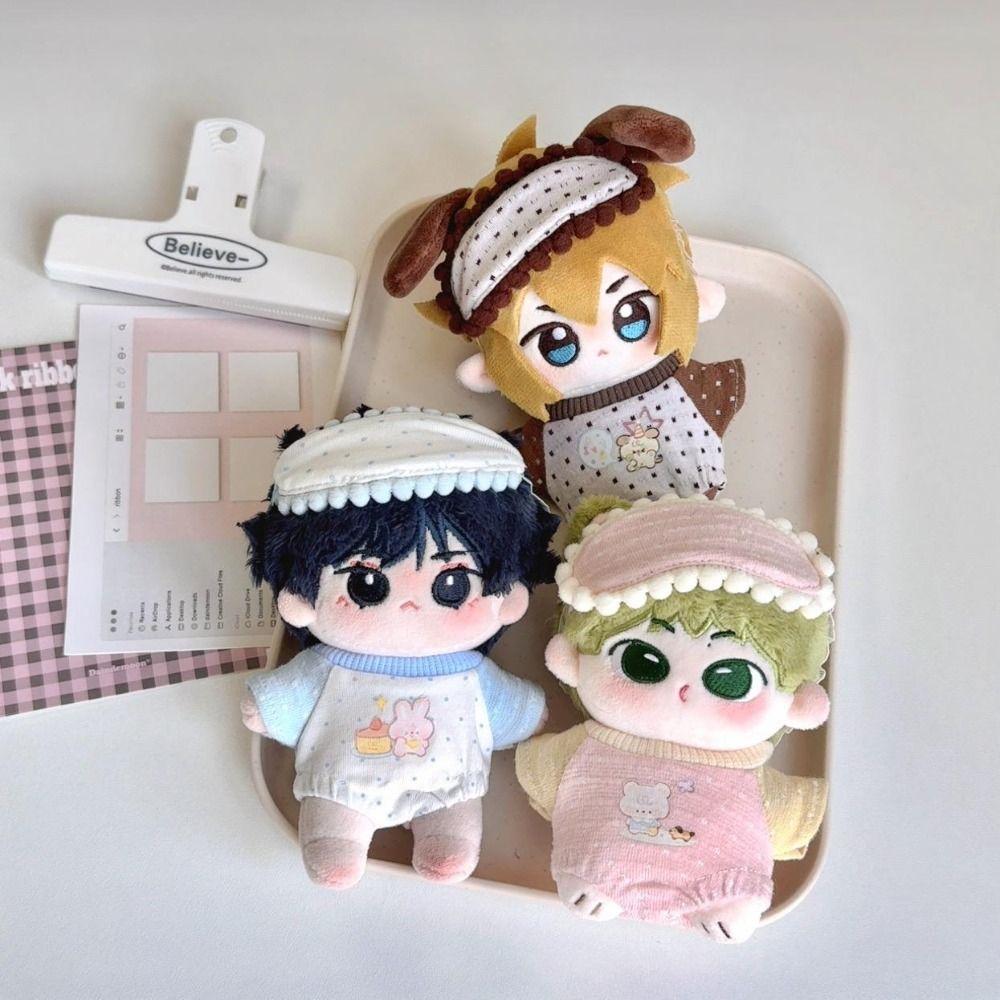 Outfit 20cm Cotton Doll Clothes Cartoon T-shirt Plush Doll Clothes  Doll Accessories