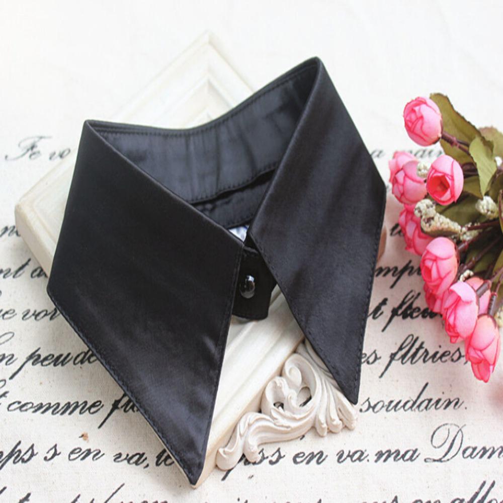 Fake Collar Ladies Women Adult Detachable Lapel Shirt Fake Collar Fashion Solid Color False Blouse Neckwear Clothing Accessorie