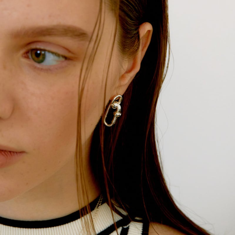 fINE HABIT fINE Link Earrings(M)