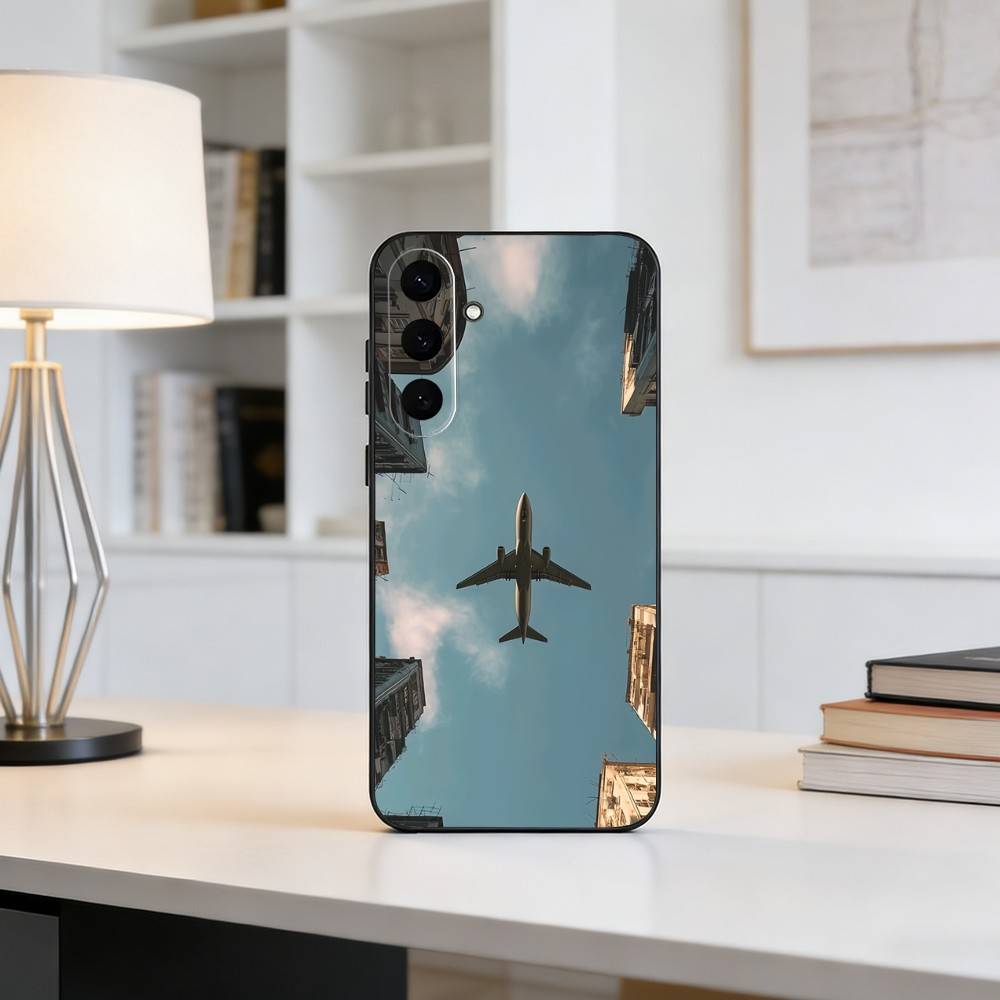 

Airplane Plane Phone Case For Samsung Galaxy A73,A72,A71,A70,A52,A51 Others Soft Black Cover Samsung a32 5g