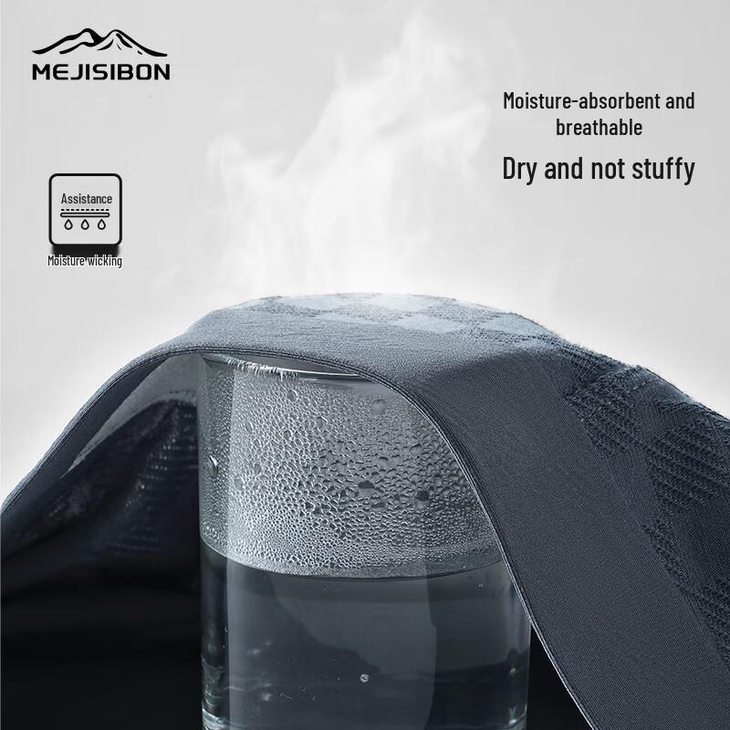 Meijisibang Men's Seamless Cotton Antibacterial Boxer Briefs