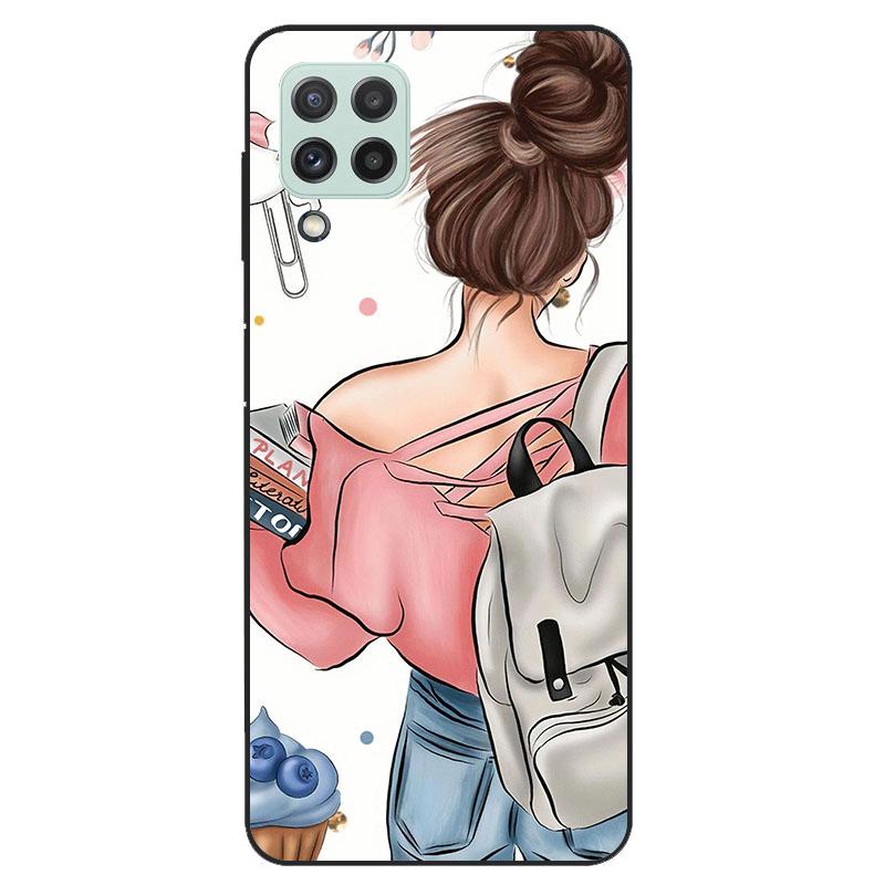 Für Samsung Galaxy M22 M32 4G Hülle Telefonrückseite Für Samsung M22 Weiche Hülle Für Samsung M32 4G M 22 32 Silikonstoßstange 6,4 Zoll