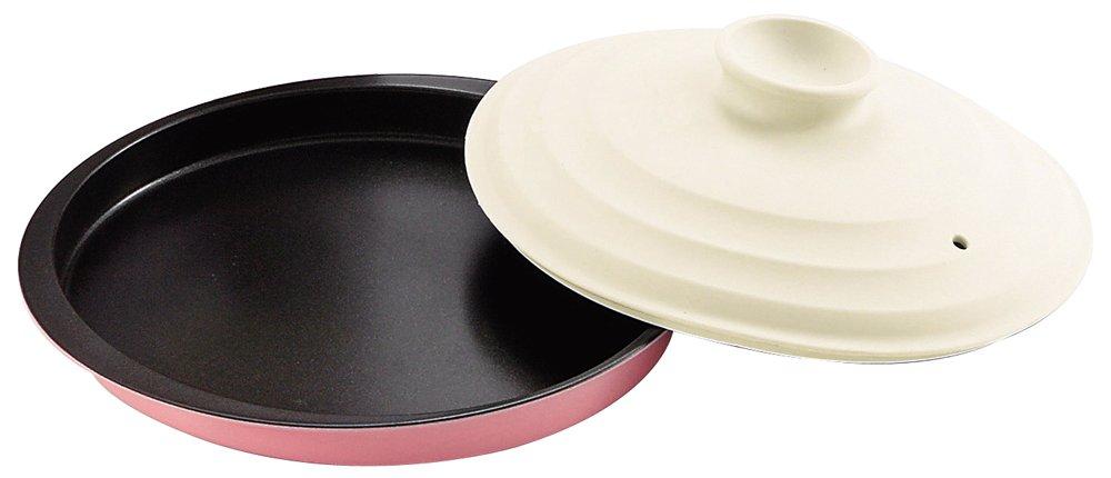 

Микроволновая печь Pearl Metal Simple Cook, круглая/плоская, 24 см, розовая, H-8109