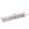 AFO1 1pcs 3D Metal High Quality Silver/black Car Letter Emblem Rear Tail Trunk Decals Badge Sticker Decal Styling For Skoda