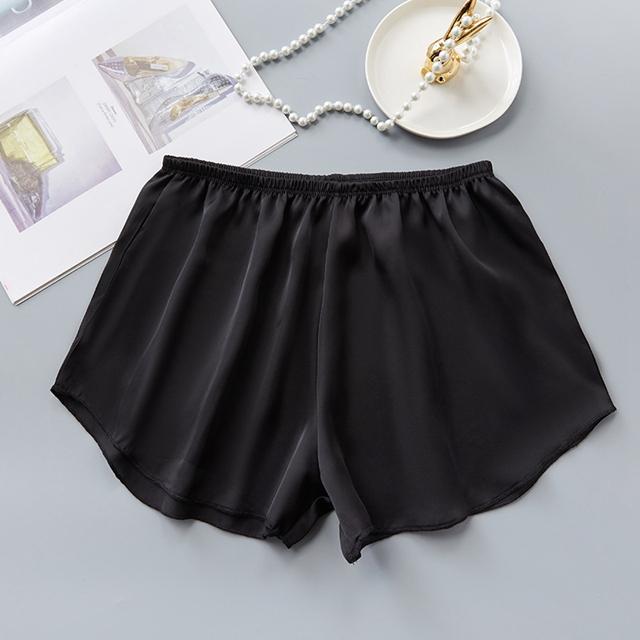 Womens Ice Silk Short Safety Shorts Under Skirt Shorts For Women Summer Loose Homewear Wide Leg Pants Women Pant Knickers Colors