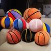 High Quality Basketball Plush Cushion Realistic Sports Ball Shaped Stuffed Pillow Soft Fluffy Throw Pillow For Home Decor Gifts