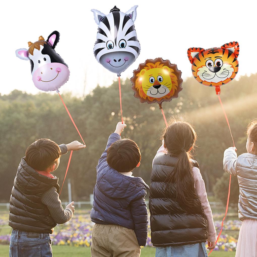 Párty balónek z hliníkové fólie Kreslený balónek se zvířetem Domácí hotelová restaurace nafouknutá dekorace