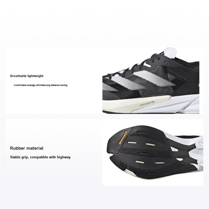 adidas Adizero Adios 8 Carbon White Мужские кроссовки Черный Cloud-White Core-Black ID6902 42