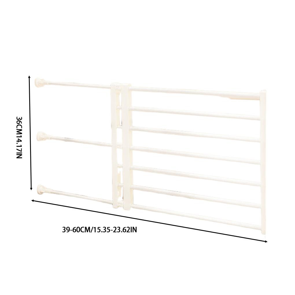 Porte extensible vers le haut, Porte rétractable pour escaliers Porte intérieure Capacité de porte Escaliers pour bébé Isolation pour (blanc)