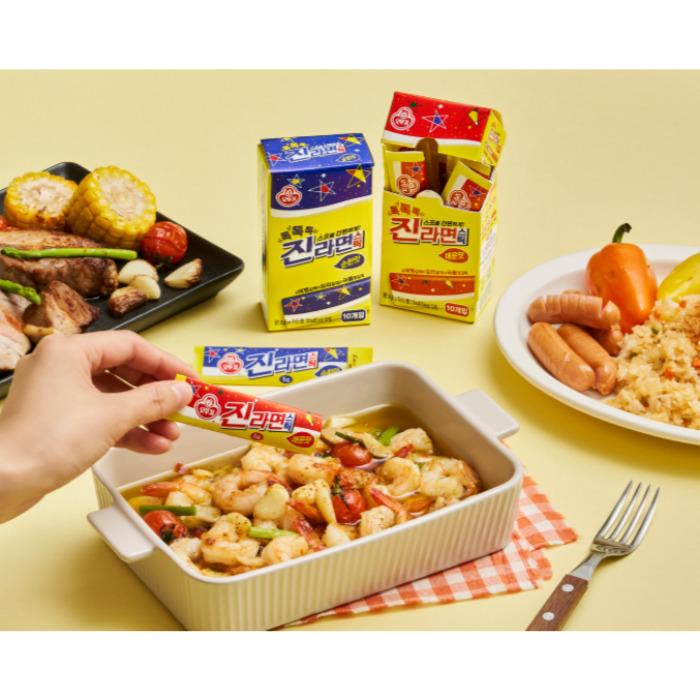 Otokgi Jin Ramen Spicy Stick Seasoning (10 Sticks, 50g)