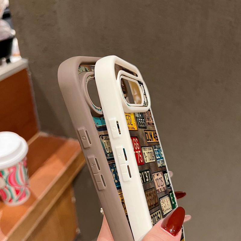 Retro License Plate TPU Case For Google Pixel 10 8 7 Pro Pixel 10 9 Pro XL Shockproof Silicone Cover For Google Pixel 9A 7A 8A