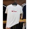 Summer Italian Kito Men's Clothing Summer New Chiton Letter Print Men's Casual Round Neck Short-sleeved Oversized T Shirt