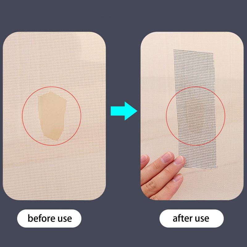 Fenstergitterband Anti-Moskito-Gitter-Reparatur-Subvention Türvorhang Moskitonetz Lochflicken Reparatur Selbstklebendes Gitterband